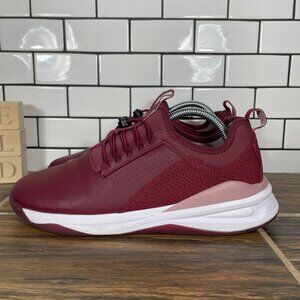 Clove Classic Womens Size 10 Shoes White Royal Maroon Healthcare Nursing Sneaker